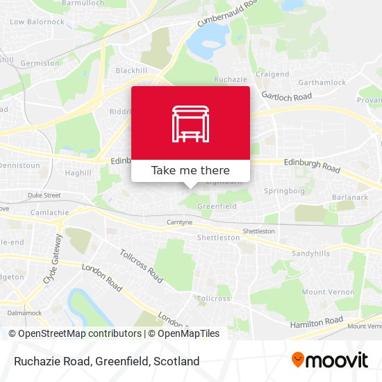 Ruchazie Road, Greenfield map