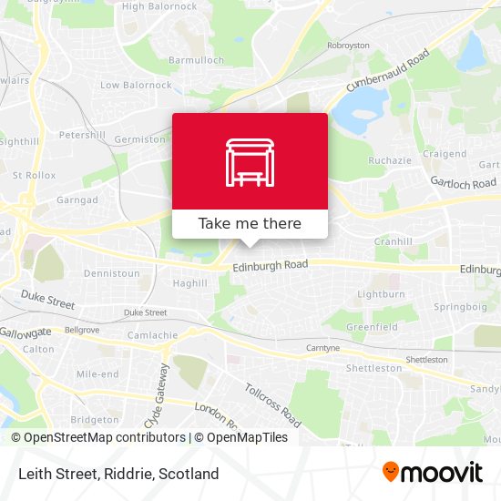 Leith Street, Riddrie map