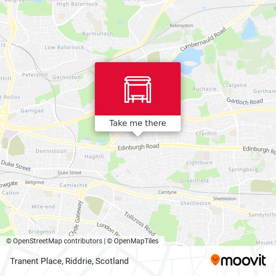 Tranent Place, Riddrie map