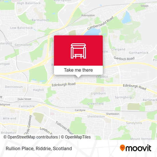 Rullion Place, Riddrie map