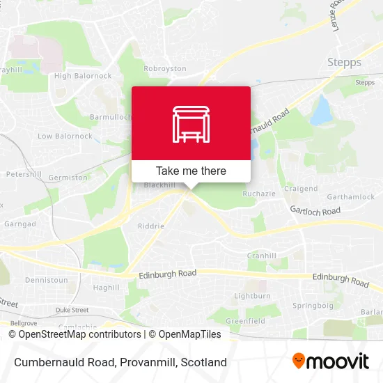 Cumbernauld Road, Provanmill map