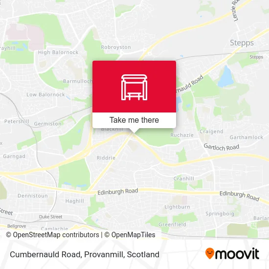 Cumbernauld Road, Provanmill map