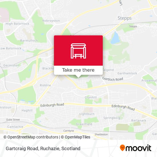 Gartcraig Road, Ruchazie map