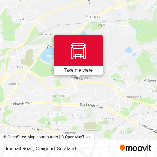 Inishail Road, Craigend map