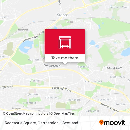 Redcastle Square, Garthamlock map