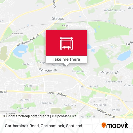 Garthamlock Road, Garthamlock map