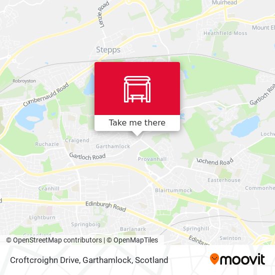 Croftcroighn Drive, Garthamlock map