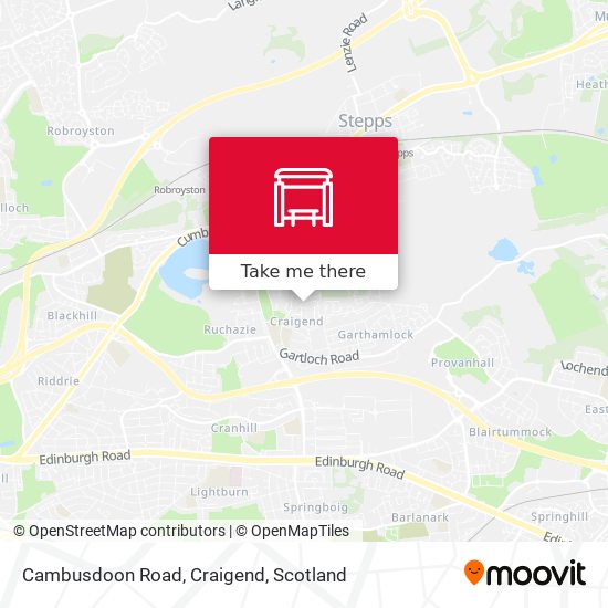 Cambusdoon Road, Craigend map
