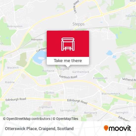 Otterswick Place, Craigend map