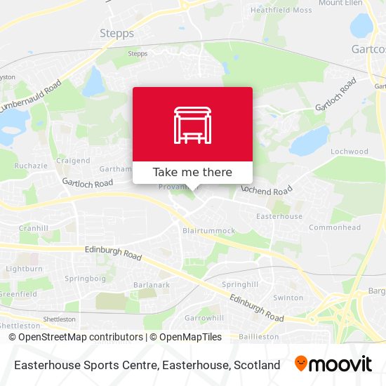 Easterhouse Sports Centre, Easterhouse map