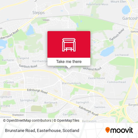 Brunstane Road, Easterhouse map
