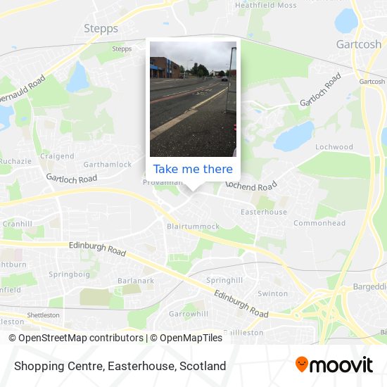 Shopping Centre, Easterhouse map