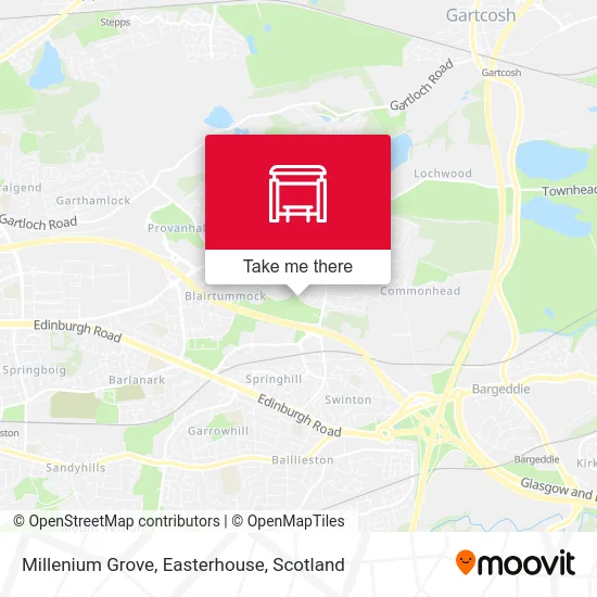 Millenium Grove, Easterhouse map