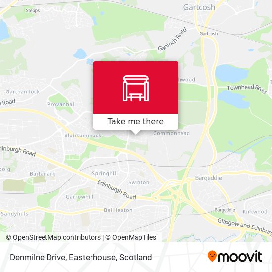 Denmilne Drive, Easterhouse map