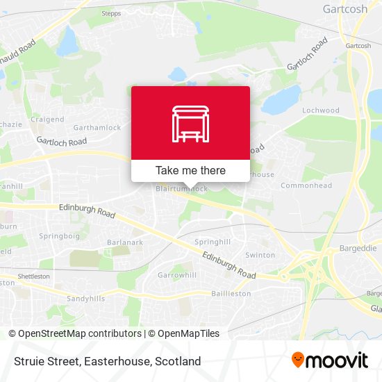 Struie Street, Easterhouse map