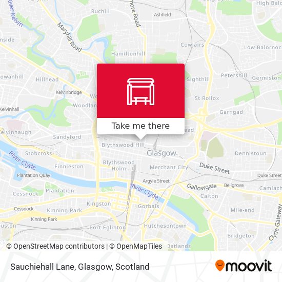 Sauchiehall Lane, Glasgow map