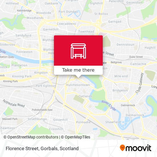 Florence Street, Gorbals map