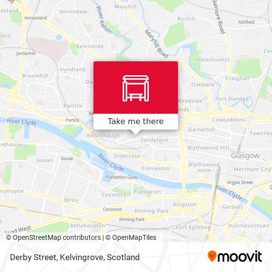 Derby Street, Kelvingrove map