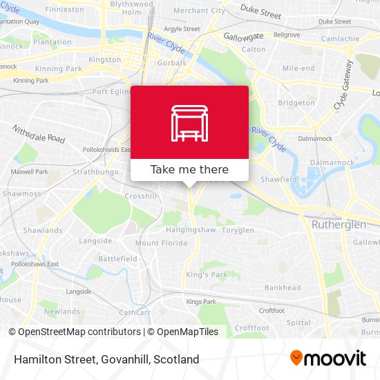 Hamilton Street, Govanhill map