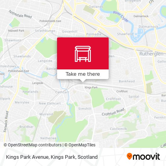 Kings Park Avenue, Kings Park map