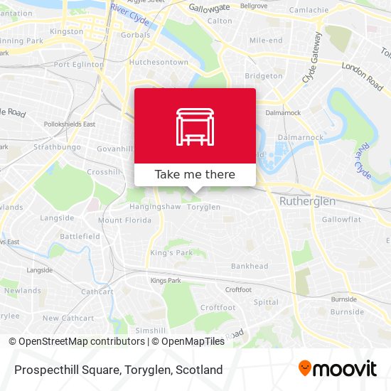 Prospecthill Square, Toryglen map