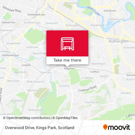 Overwood Drive, Kings Park map