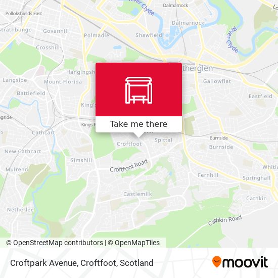 Croftpark Avenue, Croftfoot map