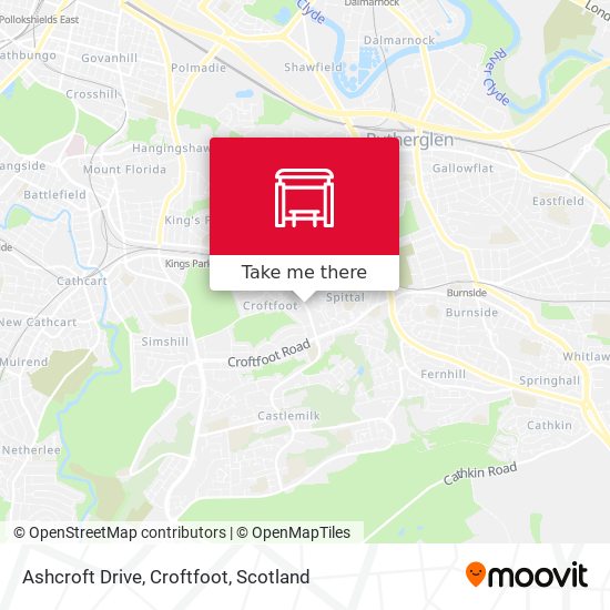 Ashcroft Drive, Croftfoot map