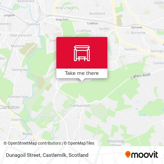Dunagoil Street, Castlemilk map