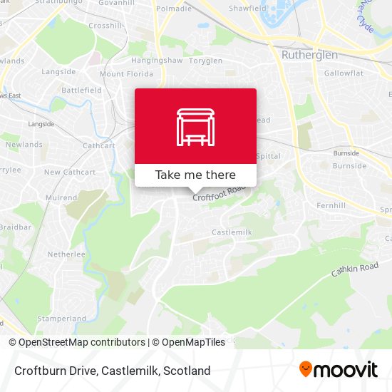 Croftburn Drive, Castlemilk map