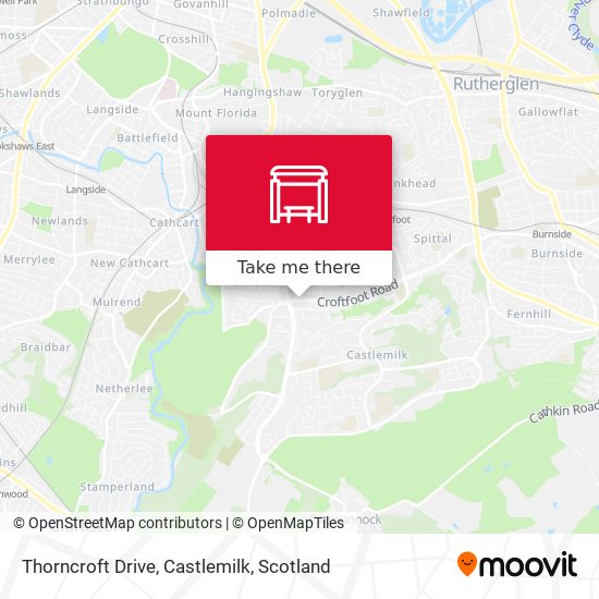 Thorncroft Drive, Castlemilk map