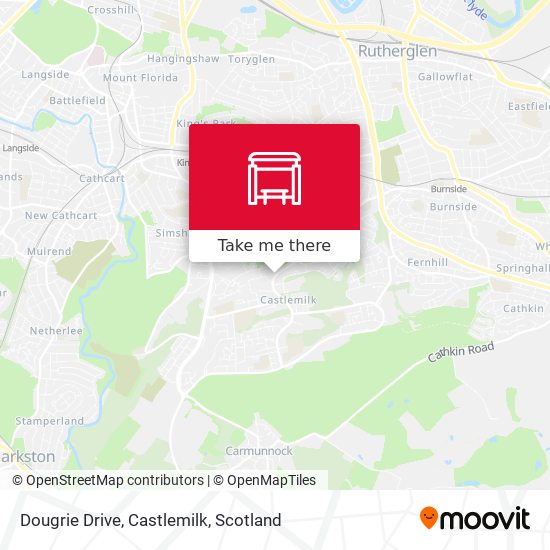 Dougrie Drive, Castlemilk map