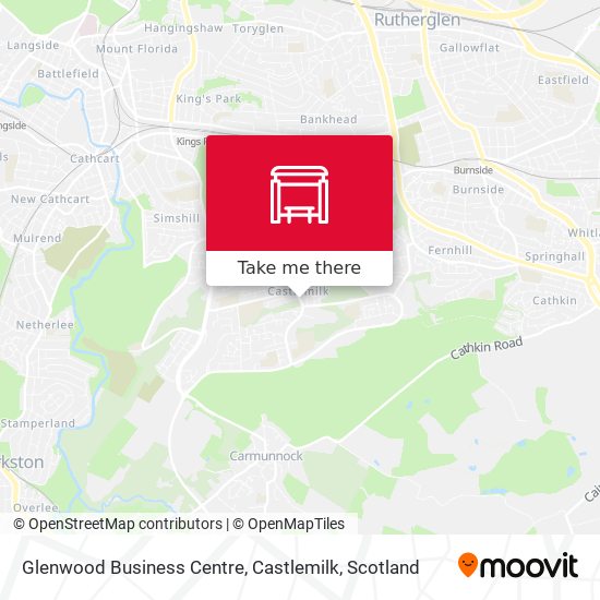 Glenwood Business Centre, Castlemilk map