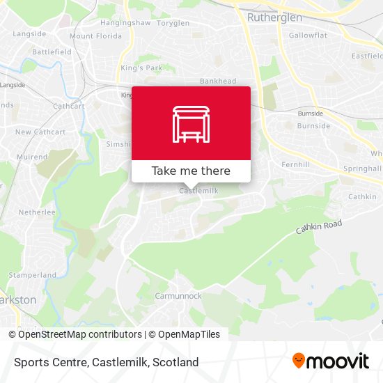 Sports Centre, Castlemilk map