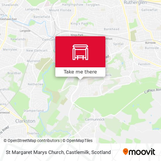St Margaret Marys Church, Castlemilk map