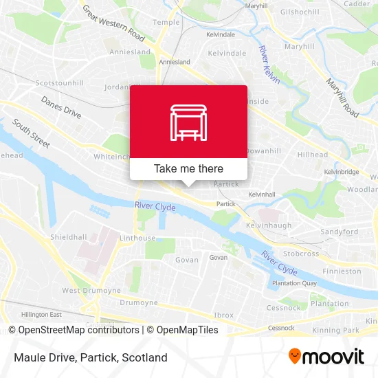 Maule Drive, Partick map