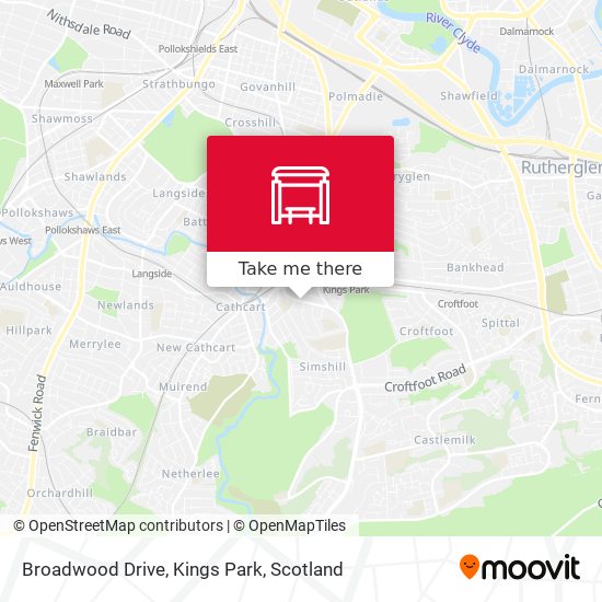 Broadwood Drive, Kings Park map
