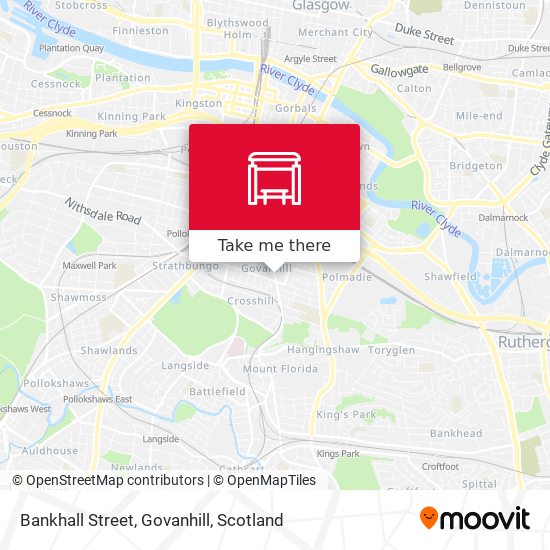 Bankhall Street, Govanhill map