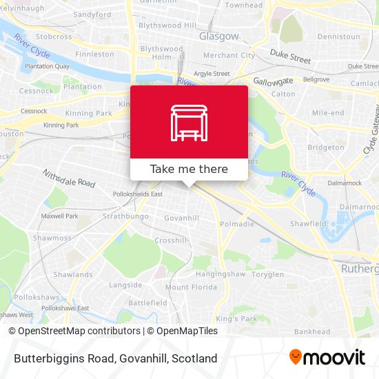 Butterbiggins Road, Govanhill map