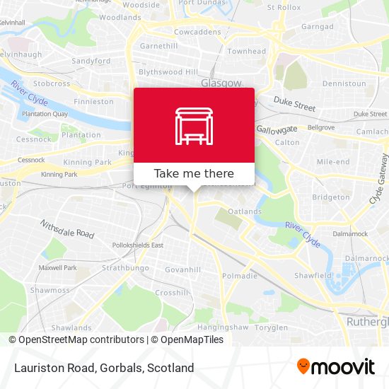 Lauriston Road, Gorbals map