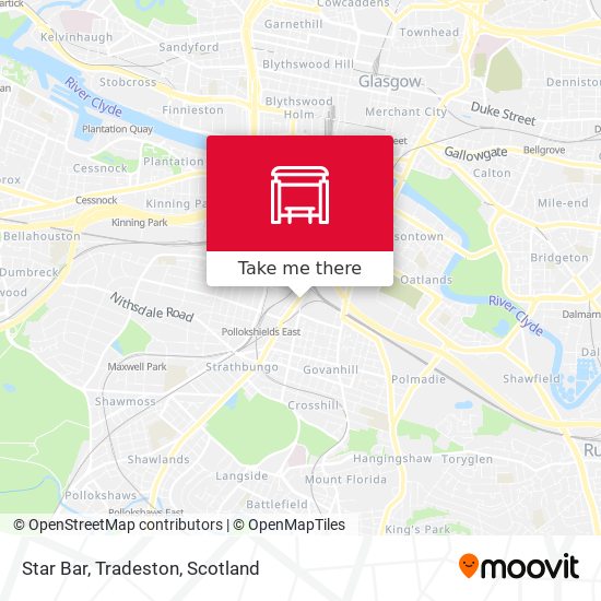 Star Bar, Tradeston map