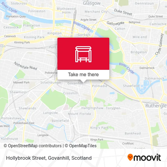 Hollybrook Street, Govanhill map