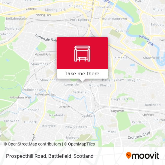 Prospecthill Road, Battlefield map