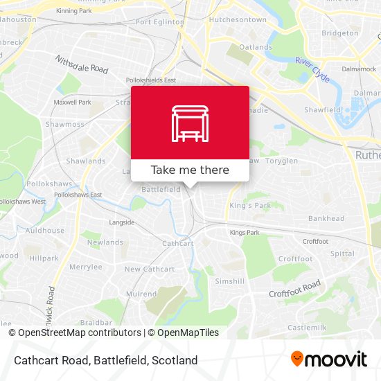 Cathcart Road, Battlefield map