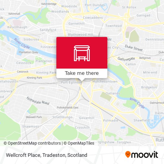 Wellcroft Place, Tradeston map