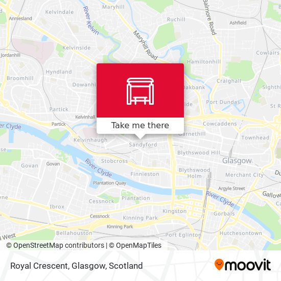 Royal Crescent, Glasgow map
