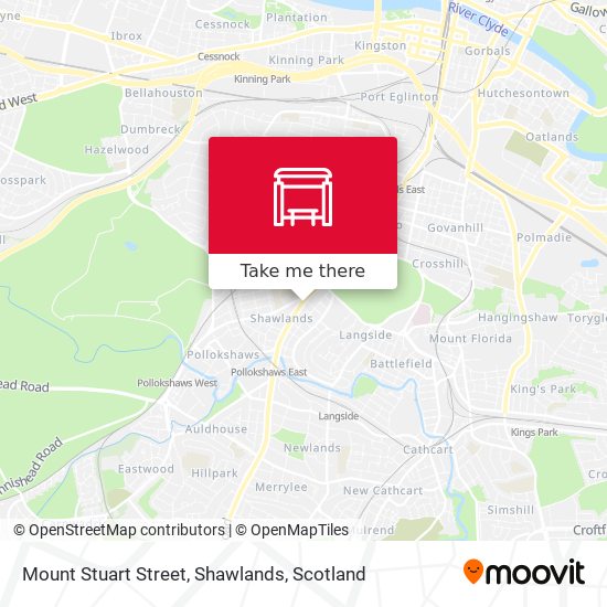 Mount Stuart Street, Shawlands map