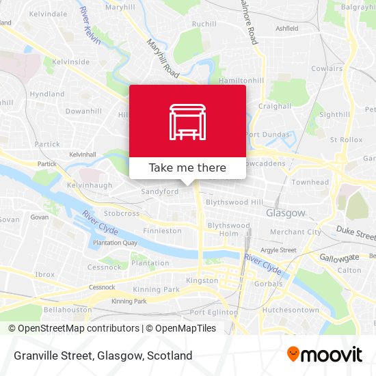 Granville Street, Glasgow map