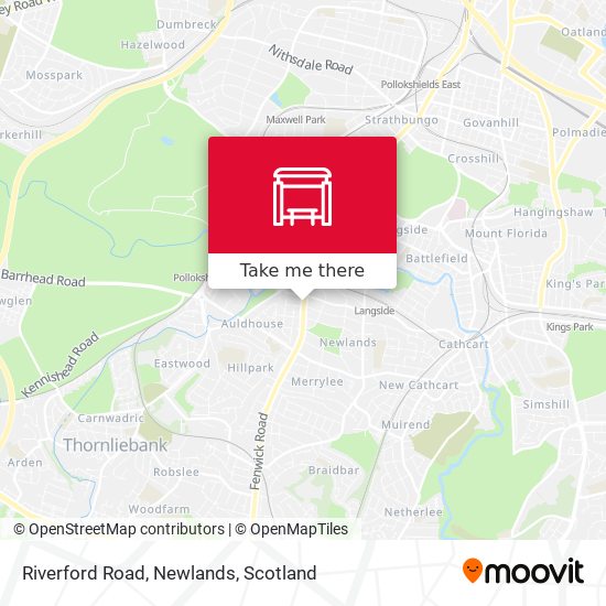 Riverford Road, Newlands map