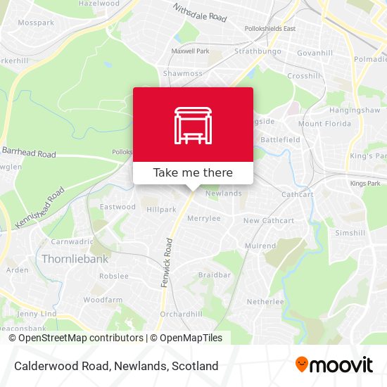 Calderwood Road, Newlands map
